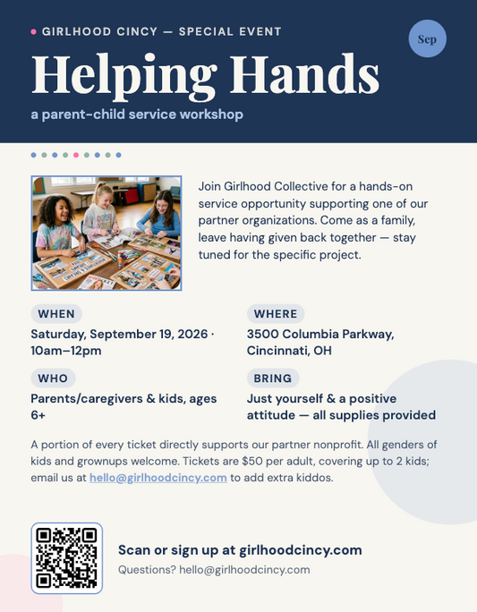 Parent Child Workshop: Helping Hands